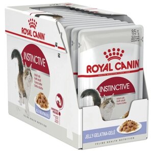 Влажный корм для кошек Royal Canin Instinctive 12 шт. х 85 г (кусочки в желе)