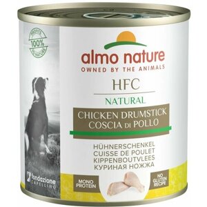 Влажный корм, консервы Almo Nature для собак, Куриные бедрышки, 280 г х 12 шт (3,36 кг)