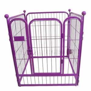Вольер для домашних животных, Bentfores (50 х 60 см, 4 секции, фиолетовый, 34802)