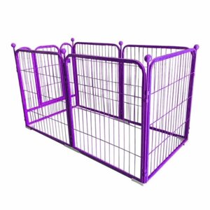 Вольер для домашних животных, Bentfores (60 х 60 см, 6 секций, фиолетовый, 34805)
