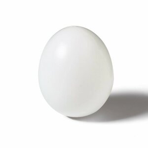Яйцо искусственное подкладное, для кур, 4 5 см, 1 шт, белое