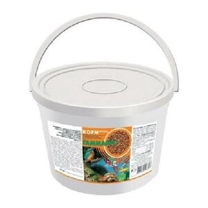 Зоомир Гаммарус для рыб рептилий земноводных птиц пластиковый контейнер 1л 172 0,11 кг 34518 (2 шт)