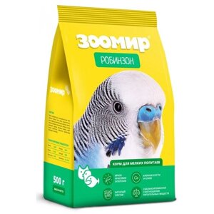 Зоомир Робинзон 500 г корм для мелких попугаев 4 шт