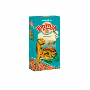Зоомир "Тортила Макс" корм для водяных черепах с креветками, 70г