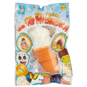 1toy Игрушка-сквиши Мммняшка squishy Мороженое (Т12317) (TOY1) (упаковка) (3+