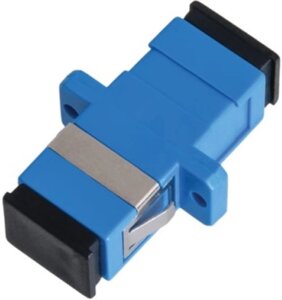 Адаптер проходной NIKOMAX NMF-OA1SM-SCU-SCU-2 волоконно-оптический, соединительный, SM, SC/UPC-SC/UPC, simplex, пластиковый, синий, уп-ка 2шт.