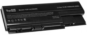 Аккумулятор для ноутбука Acer TopOn TOP-AC5920-15V к серии Aspire 5520, 5920, 6530, 7230E, 8730ZG, 8920 Series. 14.8V 4400mAh 65Wh, PN: AS07B32, AS07B