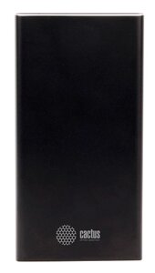 Аккумулятор внешний портативный Cactus CS-PBFSJT-10000 10000mAh 2.1A 2*USB черный
