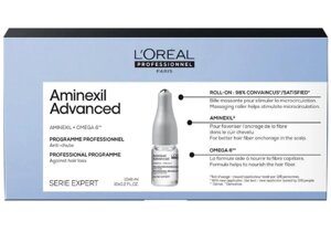 Ампулы против выпадения волос Aminexil Advanced (E3554300, 10*6 мл)
