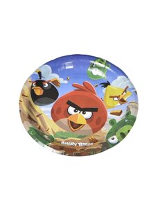 Angry Birds одноразовая картонная тарелка Птицы (6шт)
