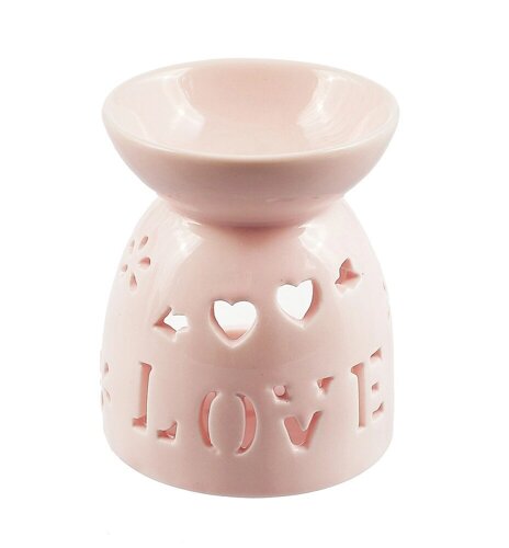 Аромалампа Love (розовая) (керамика) (9х8) (12-07836-C8)