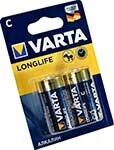 Батарейки VARTA longlife C бл. 2