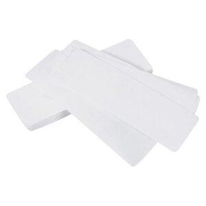Белые бумажно-тканевые полоски для депиляции теплым воском 7*22 см