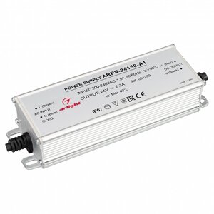 Блок питания ARPV-24150-A1 6,25A 24V 150W Arlight 034209