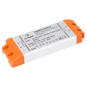 Блок питания ARV-SN24040-PFC-C 1,67A 24V 40W arlight 021019(1)