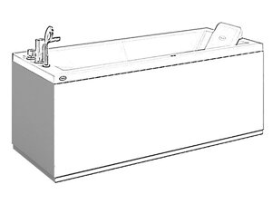 Боковая панель для ванн Jacuzzi 80 белая