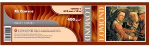 Бумага широкоформатная Lomond 1207011 Холст LOMOND XL Natural Canvas Dye - для струйной печати, ролик ( 610ммХ10м), 400 мкм.