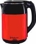 Чайник электрический Sakura SA-2168BR 1.8 черный/красный