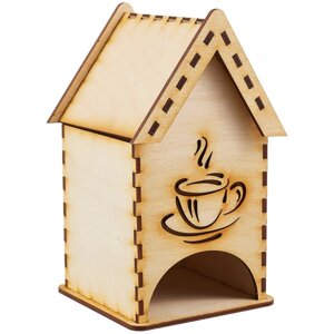 Чайный домик маленький (Чашка) (141486) (95х95х150мм) (Игрушка из дерева)