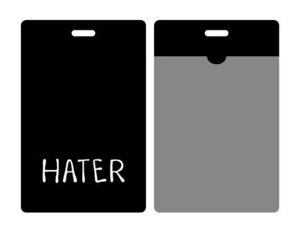 Чехол для карточек "Hater"
