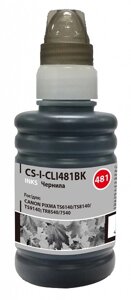 Чернила для заправки Cactus CS-I-CLI481BK черный 100мл для Canon Pixma TR7540/TR8540/TS6140/TS8140/TS9140