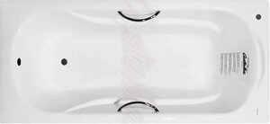 Чугунная ванна Castalia Venera S2021 180x80 с ручками