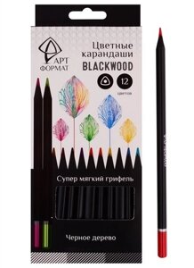 Цветные карандаши «Blackwood», 12 цветов