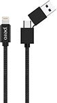 Дата-кабель pero DC-07 universal 2 in 1 USB-A + PD to lightning 1m black