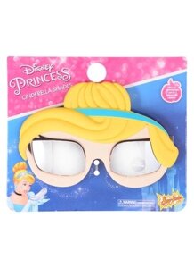 Детские солнцезащитные очки «Диснеевская принцесса. Золушка»100% защита от ультраф. UV400. Ударопр. линзы. Soft-touch пластик.