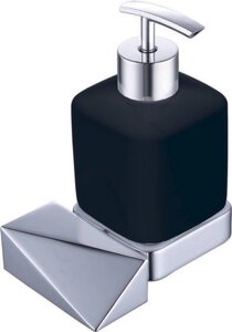 Дозатор для жидкого мыла Boheme New Venturo хром - черный