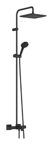 Душевая стойка Hansgrohe Vernis Shape Showerpipe 240 1jet с термостатом черный матовый