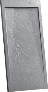 Душевой поддон из искусственного камня Vincea 120х80 серый