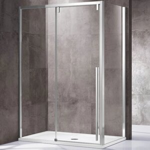 Душевой уголок Vincea Lugano 120х80 хром стекло прозрачное