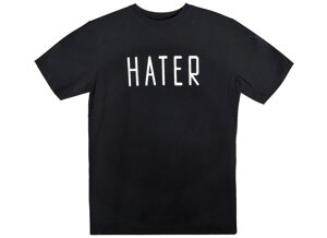 Футболка Hater (черная) (текстиль) (one size) (ФЧ2021-005)