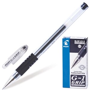 Гелевая ручка PILOT G1-Grip 0,5 мм черная BLGP-G1-5-B