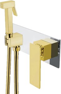Гигиенический душ Boheme Q со смесителем хром - золото