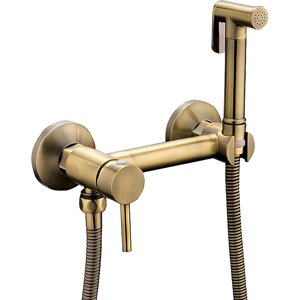 Гигиенический душ со смесителем Haiba HB5510-4 бронзовый