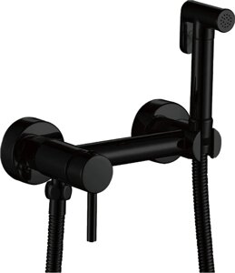 Гигиенический душ со смесителем Haiba HB5510-7 черный матовый