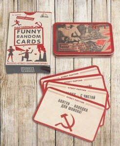 Игра для вечеринок Funny Random Cards Партийные. ТМ Игрополис ИН-0189