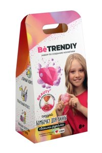 Игрушки для детей старше восьми лет в наборе: Научно-познавательный набор модели косметика DIY Be TrenDIY Beauty "Бомбочка для ванны" сердечко