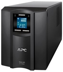 Источник бесперебойного питания APC SMC1000I Smart-UPS C 1000VA/600W, 230V, Line-Interactive, LCD