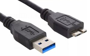 Кабель интерфейсный Buro MK30-AM-1.5 micro USB 3.0 B (m) USB A (m) 1.5м черный 1518719