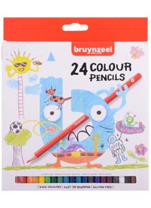 Карандаши цветные 12цв "Kids" Bruynzeel