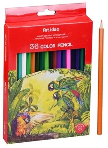 Карандаши цветные Art idea, 36 цветов