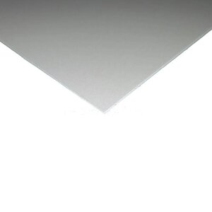 Картон белый 20*20см, 680г/м2, толщина 1,1мм, крашенный в массе, DECORITON
