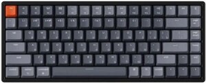 Клавиатура беспроводная Keychron K2 84 клавиши, алюминиевый корпус, RGB подсветка, Hot-Swap, Gateron Brown Switch