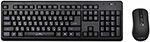 Клавиатура мышь Oklick 270M клав: черный мышь: черный USB беспроводная