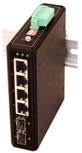 Коммутатор OSNOVO SW-80402-I (port 60W,240W) промышленный PoE Gigabit Ethernet на 6 портов