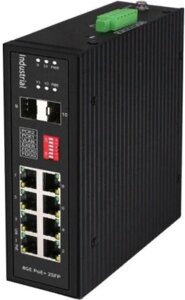 Коммутатор OSNOVO SW-80802/I (Port 90W, 300W) промышленный HiPoE Gigabit Ethernet на 8GE PoE + 2 GE SFP порта