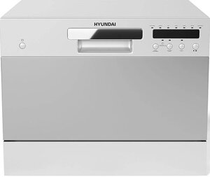 Компактная посудомоечная машина Hyundai DT301 белый/черный